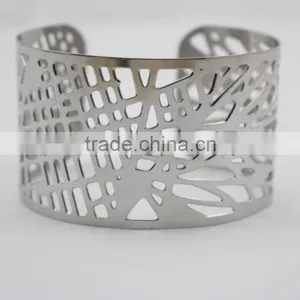 2016 Cheapest High Quality Stainless Steel Cuff Fashion Bracelet Bangles Quality Choice thumbnail-4