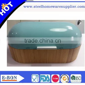 Bread Bin Wooden Bread Box Bread Bin Red Bread Box Red Bread Box for Kitchen thumbnail-1