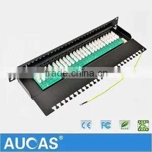 50 Port Voice Patch Panel Cat 6 50U Metal Pin thumbnail-2