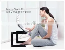 Adjustable Office Table Using Laptop Stand thumbnail-1