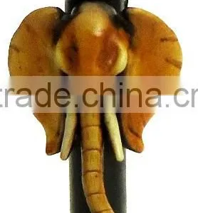Figurine Shaped Hand Crafted Smoking Pipes - Elephant Head thumbnail-1