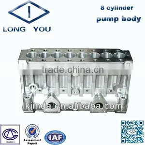 8 Cylinder Pump Body Cast Aluminum Alloy thumbnail-1