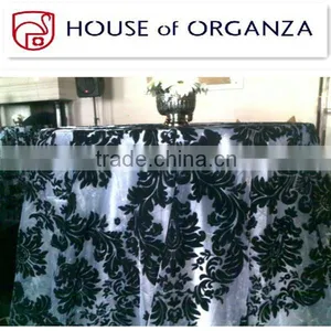 100% Polyester Flocking Organza thumbnail-1