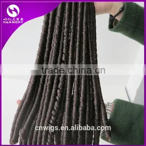 ( Color 33# ) HARMONY 18inch Dark Auburn Brown Synthetic Crochet Twist Dreadlocks Hair / Africa Twist Hair Extension Dreadlocks thumbnail-3