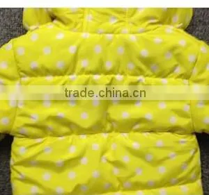 Yellow Children Warm Coat 2015 Kids Winter Coats High Quality Children Fancy Winter Coat thumbnail-3