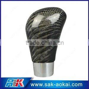 OEM Real Carbon Fiber Knobs Leather Gear Shift Knobs for Car Accessories thumbnail-1
