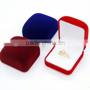 2015 Hot Sale Jewlery Set Box Velvet Flannelette Flocking Custom Hot thumbnail-1