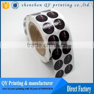 Custom Printed Logo Stickers,oil Resistant Adhesive Vinyl Label Sticker thumbnail-1