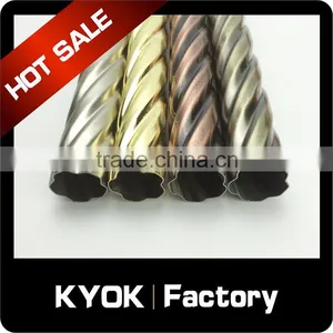 KYOK 12 Years Double Curtain Rods Factory , 28mm New Designs Curtain Rods thumbnail-4