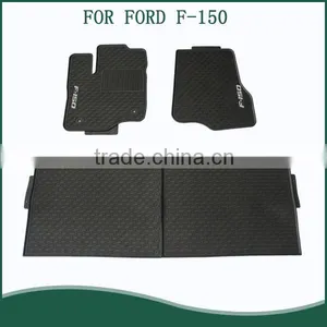 Heavy Duty Rubber Floor Mats, 100% Odorless (Black) for Ford F-150 thumbnail-1
