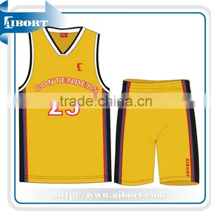 2014 NEW STYLE Popular Custom Made Basketball Shirts & Shorts thumbnail-1