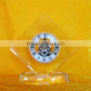 High Quality Crystal Clock Desk Clock Round Clock Wholesale thumbnail-1