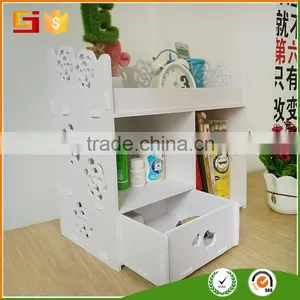 Bedroom Regularly Plastic Book Storage Box With Drawer thumbnail-2