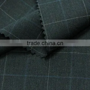SDL1002409 2017 Checks/Charcoal/Grey TR Suiting Fabric New York thumbnail-1