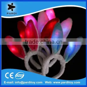 HOT Sale Glow in the Dark Bunny Ears, Blinking Led Bunny Ears thumbnail-1