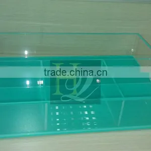 Green Color Acrylic Material Acrylic Tray, Acrylic Box With Insert thumbnail-1