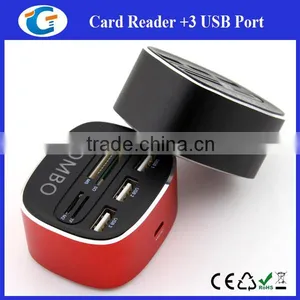 Novelty Gift 3 Ports Usb Hub With Different Card Readers thumbnail-4