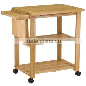 Wood Kitchen Island With Cutting Board thumbnail-1