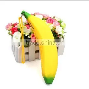 New StyleBanana Shaped Silicone Pencil Case/cute Cheap Pencil Cases/silicone Rubber Pencil Case thumbnail-5