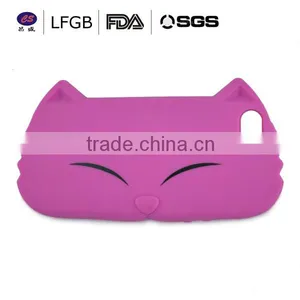 High Quality and Customized Hot Sale Fox Shape Silicone Cellphone Case thumbnail-1