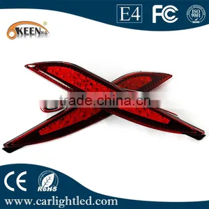 FOR 08-14 Sonata Rear Bumper Backup Tail Rear Bumper Lamp LED Reflector Stop Brake Light Hyundai Rear Bumper thumbnail-1