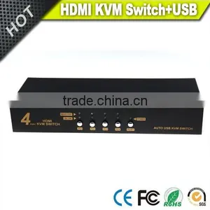 Vision New Arrival 4ports USB HDMI KVM Switch in Metal Box thumbnail-3