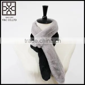 Own Design Fake Fur Long Scarf thumbnail-3
