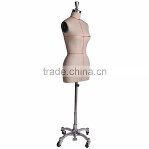 Half Body Collapsible Fitting Mannequin Dressform Mannequin Madam Fitting thumbnail-6