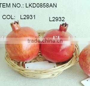 Real Color Artificial Foam Pomegranate Fruits in Assorted Size and Shapes for Display Decoration thumbnail-3