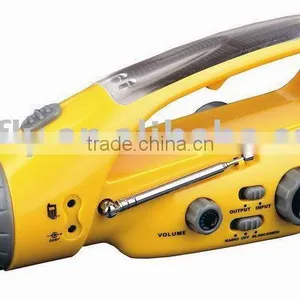 Solar Flashlight (GF-YB008a) (solar Energy Flashlight/solar Led Flashlight) thumbnail-1