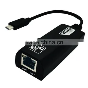 USB3.1/Type-C to Gigabit Ethernet Adapter USB3.1 to USB3.0 Gigabit Lan for Macbook thumbnail-1