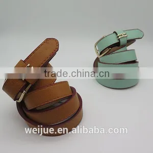Fashionable Colorful Skinny Belts for Women in Wholesale thumbnail-5