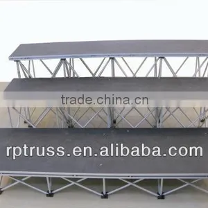 2015 RP Portable Smart Aluminum Stage With Folding Risers or Legs for Hot Sale thumbnail-1