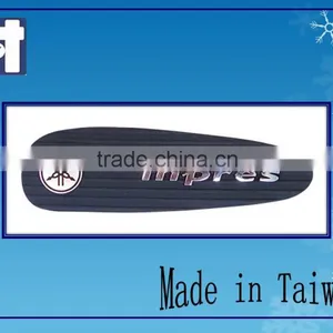 Promotional Car Aluminum Shocking Pink Silver Cute Metal Epoxy Sticker thumbnail-1