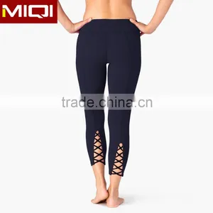 Hot Sale Woman Pricing OEM and ODM Service High Quality SUPPLEX Active Wear Yoga Pants With Unique Design Quality Choice thumbnail-1