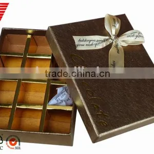 Custom High Quality Exquisite Paper Box for Chocolate Packaging for Sale thumbnail-1