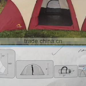A Triple Dome With 6 Berth Family Tent thumbnail-6