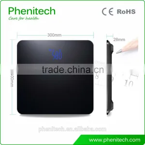 6mm Tempered Glass Bluetooth Bathroom Weighing Scale thumbnail-1