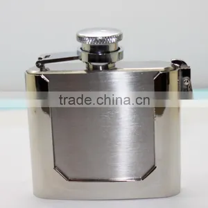 High Quality 2oz Flask Flagon With Belt Fastener thumbnail-2