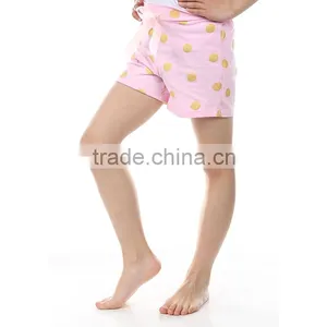 2016 High Quality Wholesale Cotton Girl's Boutique Gold Dot Shorts Pants thumbnail-2