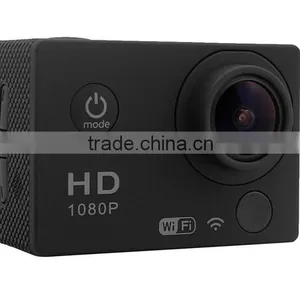 Mini 1.5inch 12Mega Pixel H.264 IR Remote Control 1080p Sj4000wifi Waterproof Helmet Cam With Seamless thumbnail-2