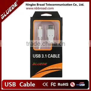 USB 3.1 Type C Male to A Female Cable Moulded Type thumbnail-1