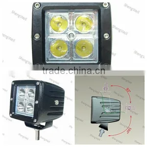ShengWell 16W 3" Square LED Driving Light 9--32v IP67 CREE Led Car Driving Light 12volt Cree Ip67 Led Driving Light thumbnail-1