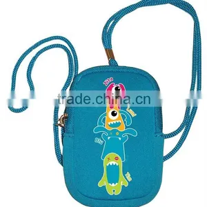 2016 Lastest Design Cute Printing Neoprene Camera Bag With String for Children thumbnail-1