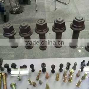 High Strength Track Bolt and Nut for Excavator thumbnail-3