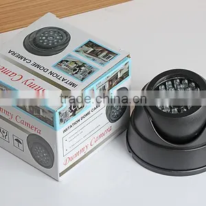 Black Fake Dummy Camera Security Camera With LED Flashing Lights for Property Security Use thumbnail-6
