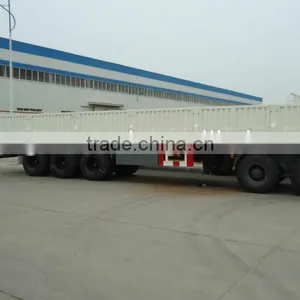 Light-duty Light-duty Tri-axle 60T Side Wall Semi Trailer for Sale thumbnail-2