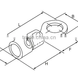 High Quality Tinned Copper Cable Lug/Copper Electrical Cable Lugs thumbnail-3
