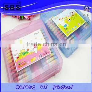 60color Oil Pastel Stationery in Plastic Box thumbnail-1
