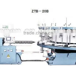 FULL-AUTO ROUND-DISK TYPE DIRECTLY INJECTING AND FORMING MACHINE FOR MOND-COLOR LEISURE AND SPORTS SHOES thumbnail-1